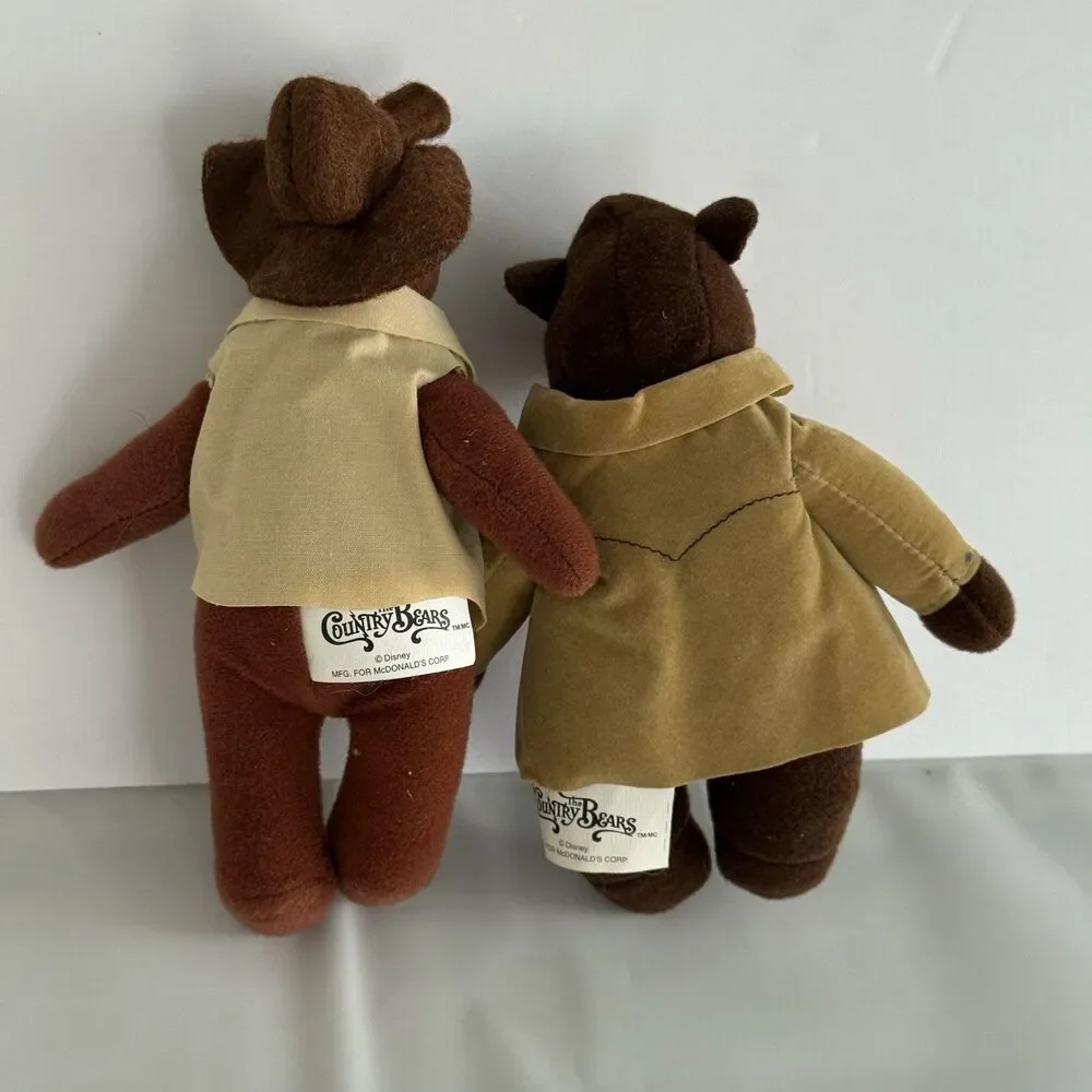 Disney The Country Bears McDonalds Happy Meal Zeb Zoober #3 Ted Bedderhead #7